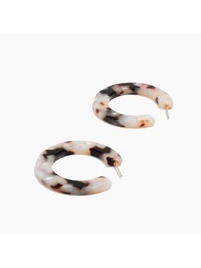Madewell Acetate Hoop Earrings